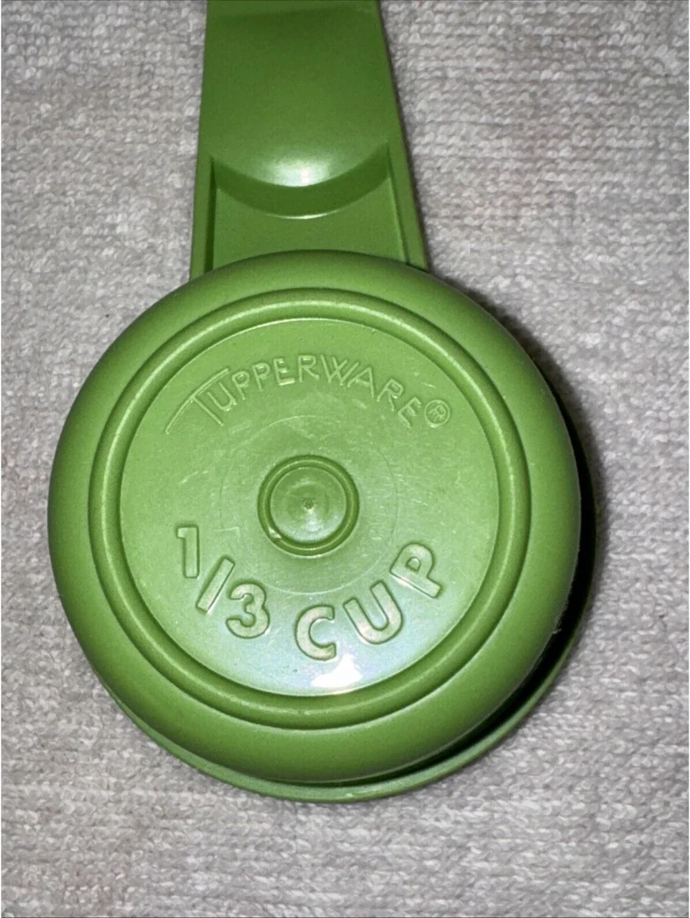 TUPPERWARE 1/3 Cup Measuring Cup Lime Green Replacement 765 Vintage